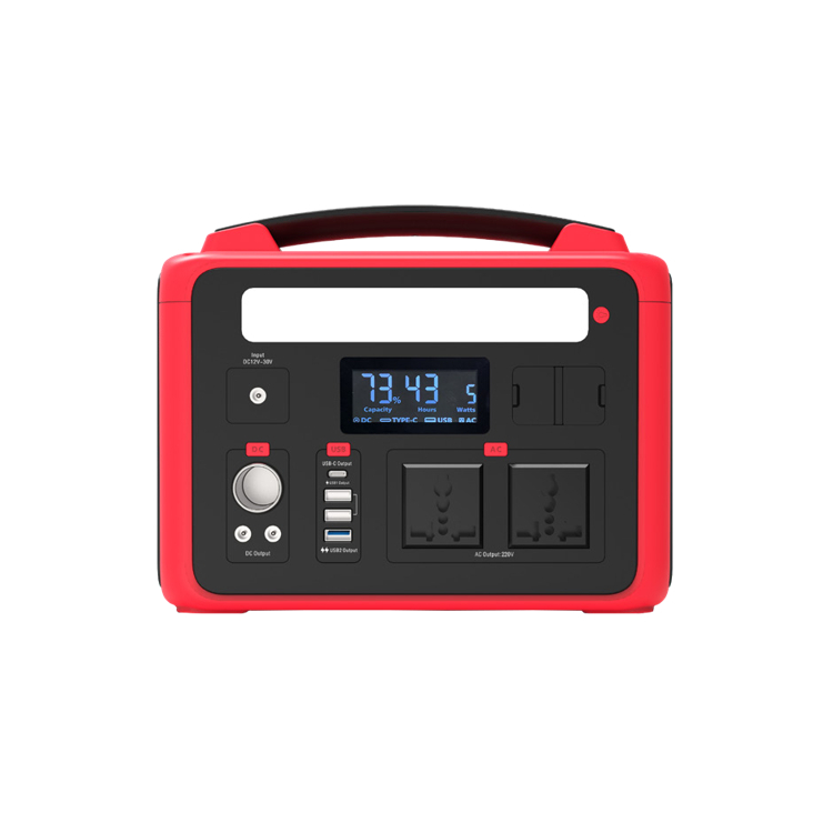 600W High Strength Solar Generator for Mobile Charging
