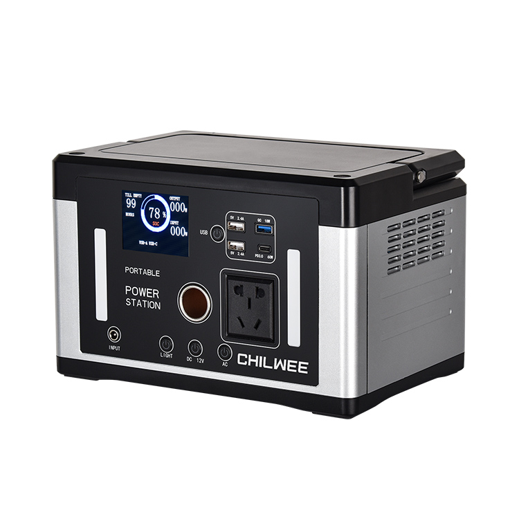 700W Smart Portable Power Station For Lighting Charging